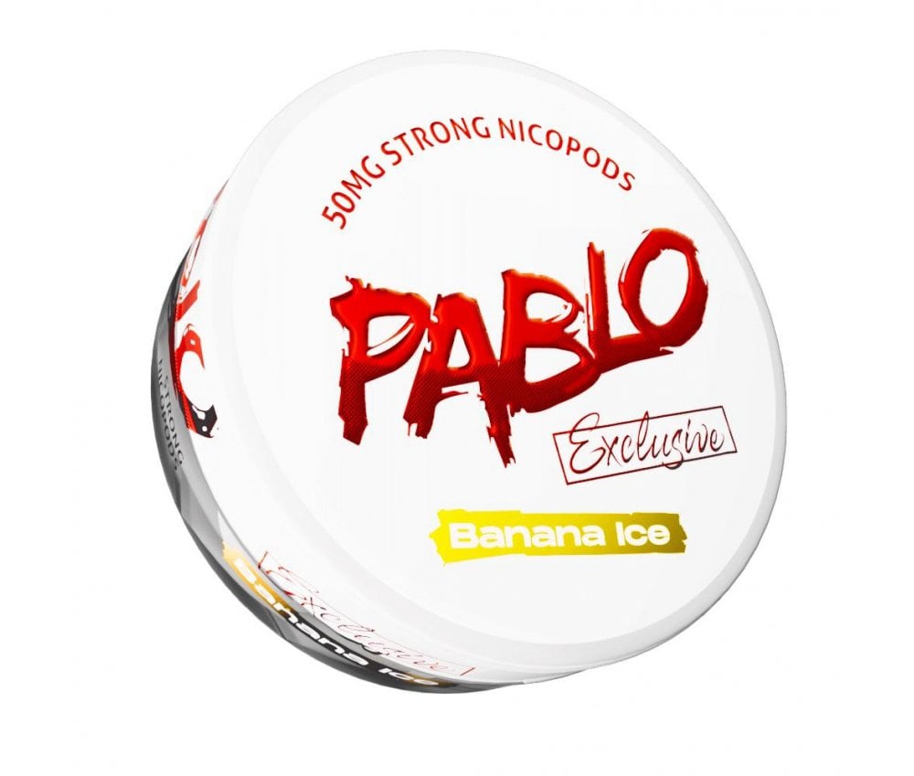 Pablo Banana Ice Nic Pouches 50mg - Vapestore Direct
