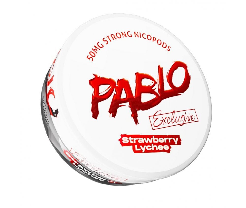 Pablo Strawberry Lychcee Nic Pouches 50mg - Vapestore Direct