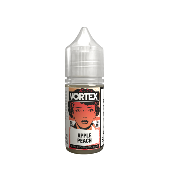 Apple Peach E-Liquid Nicotine Salt By Vortex 10ml - Vapestore Direct