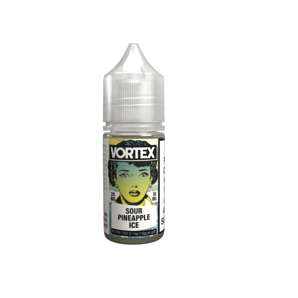 Sour Pineapple Ice E-Liquid Nicotine Salt By Vortex 10ml - Vapestore Direct