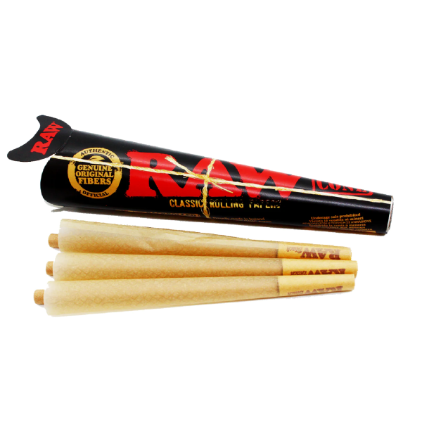 Raw Black Kingsize Cones - 3pk - Vapestore Direct