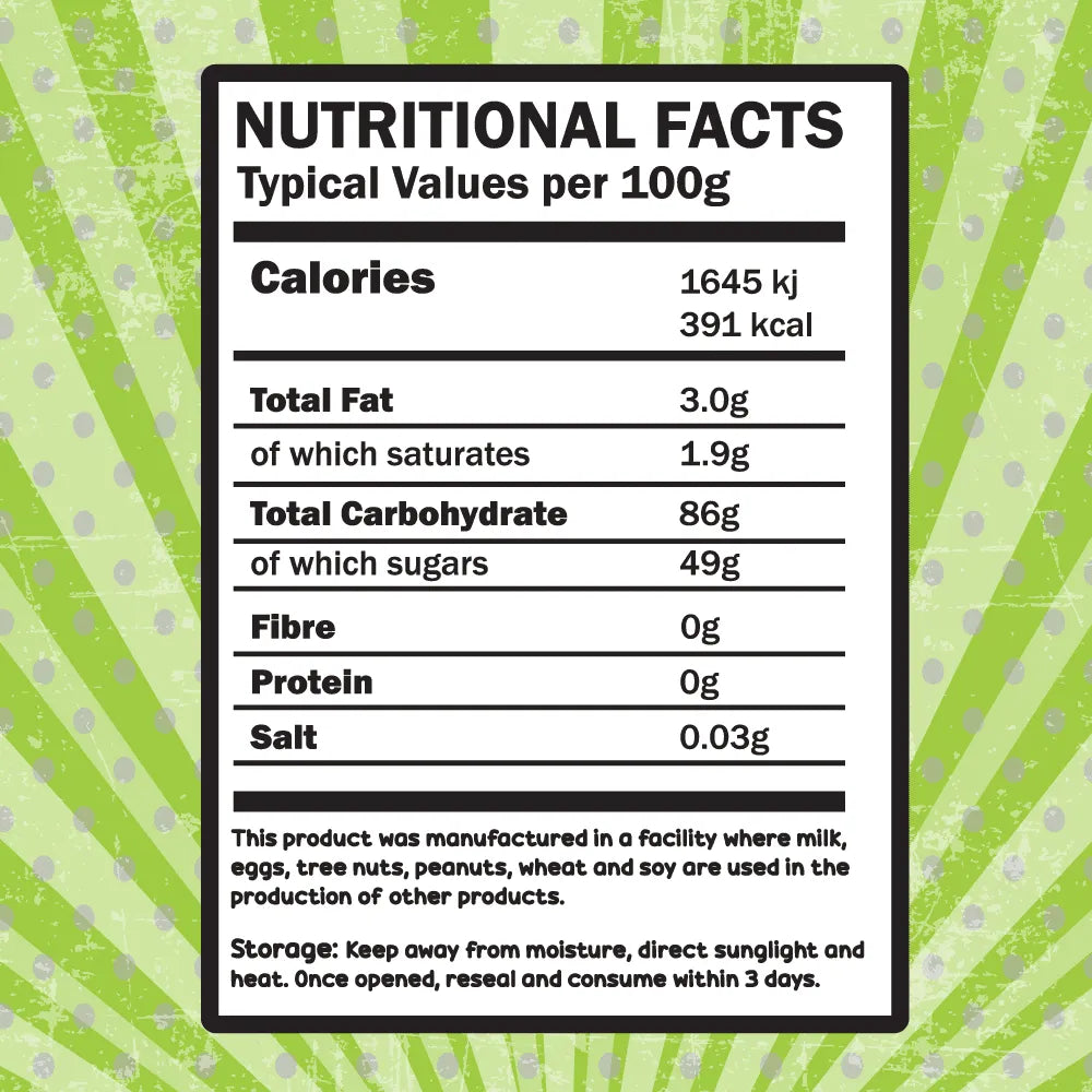 Freezy Treats X Chews Freeze Dried Candy Nutritional Facts - Vapestore Direct