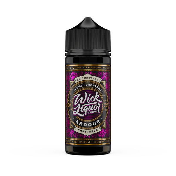 Ardour Shattered E-Liquid Shortfill By Wick Liquor - Vapestore Direct