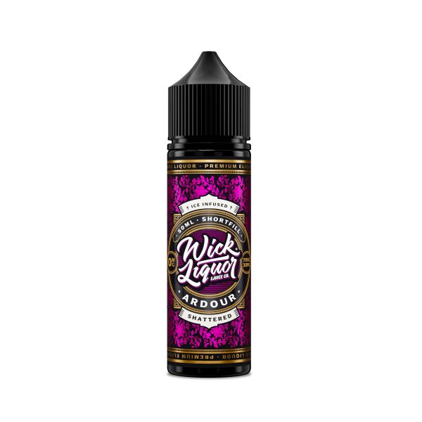 Ardour Shattered E-Liquid Shortfill By Wick Liquor - Vapestore Direct
