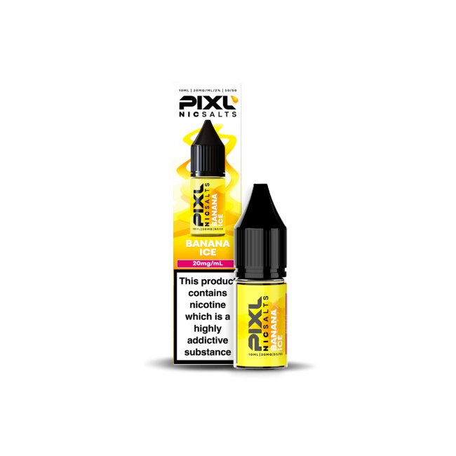 Banana Ice E-Liquid Nicotine Salt By Pixl 10ml - Vapestore Direct