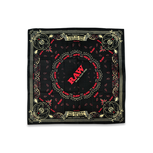 Raw Black Bandana - Vapestore Direct