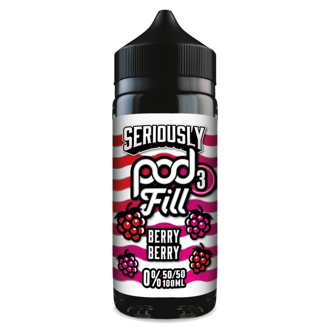 Berry Berry Seriously Pod Fill 3 E-Liquid Shortfill By Doozy Vape 100ml - Vapestore Direct