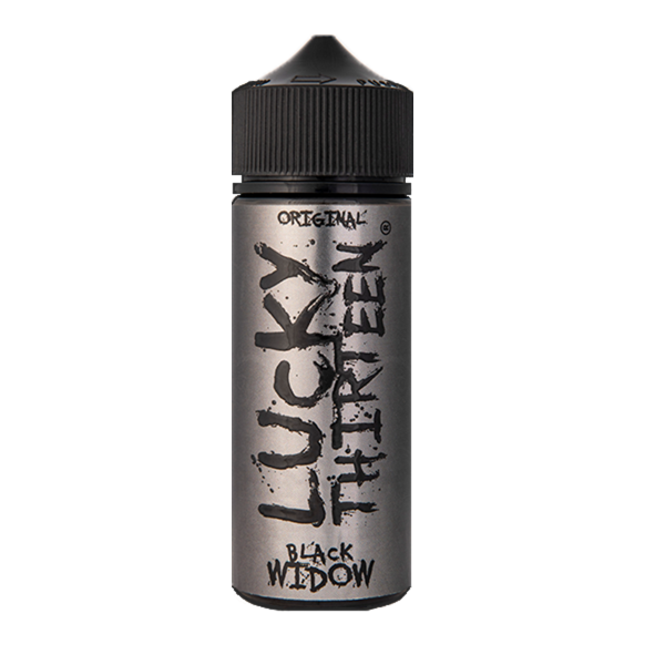 Black Widow E-Liquid Shortfill By Lucky Thirteen 100ml - Vapestore Direct