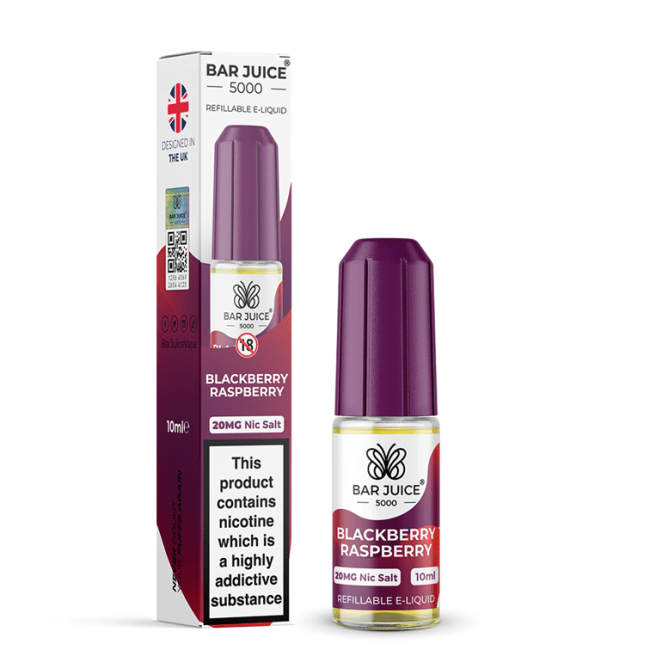 Blackberry Raspberry E-Liquid Nicotine Salt By Bar Juice 10ml