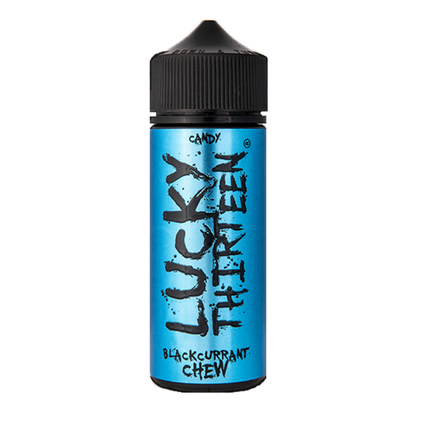 Blackcurrant Chew E-Liquid Shortfill By Lucky Thirteen 100ml - Vapestore Direct