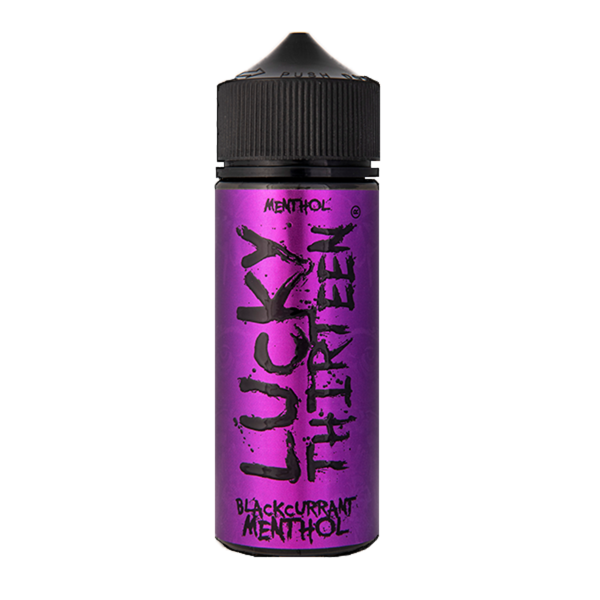 Blackcurrant Menthol E-Liquid Shortfill By Lucky Thirteen 100ml - Vapestore Direct