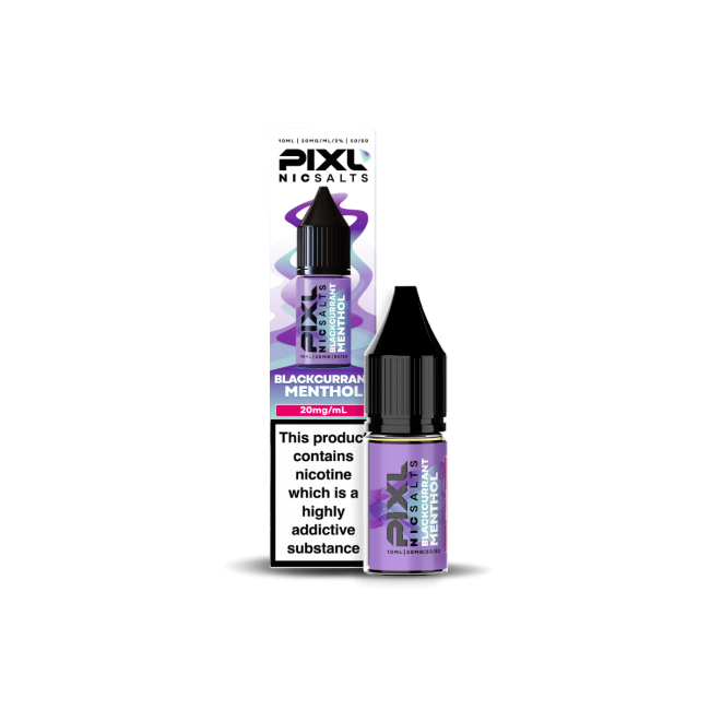 Blackcurrant Menthol E-Liquid Nicotine Salt By Pixl 10ml - Vapestore Direct