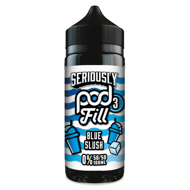 Blue Slush Seriously Pod Fill 3 E-Liquid Shortfill By Doozy Vape 100ml - Vapestore Direct