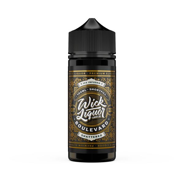 Boulavard Shattered E-Liquid Shortfill By Wick Liquor - Vapestore Direct