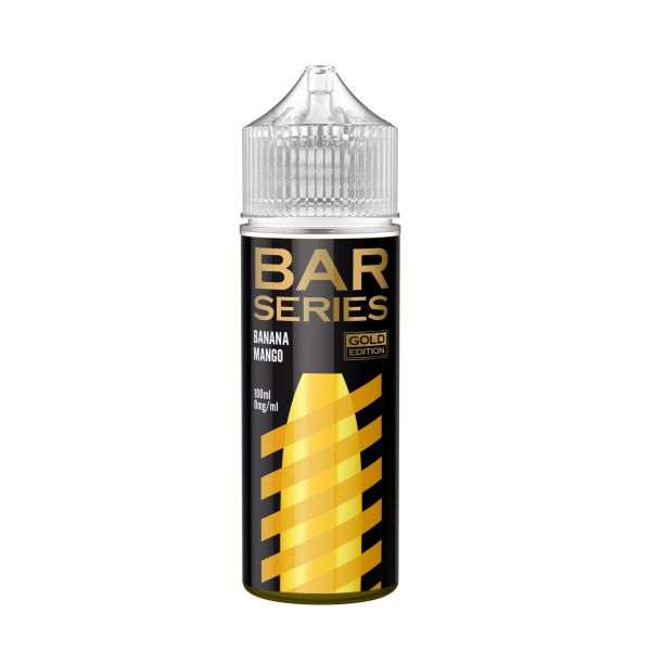 Banana Mango GOLD EDITION E-Liquid Shortfill By Bar Series 100ml - Vapestore Direct