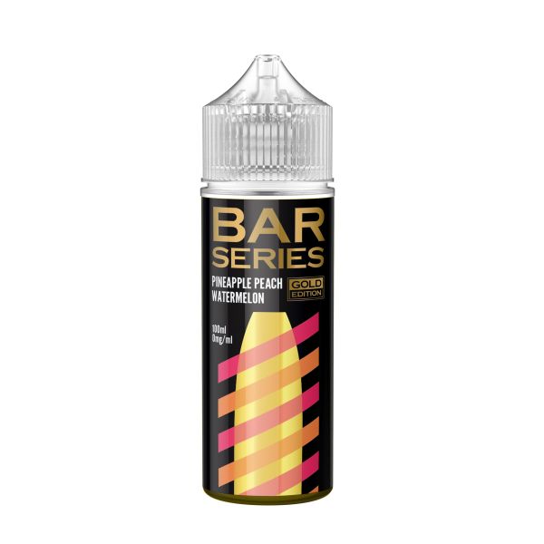 Pineapple Peach Watermelon GOLD EDITION E-Liquid Shortfill By Bar Series 100ml - Vapestore Direct