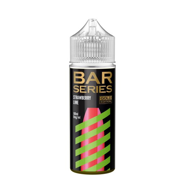 Strawberry Lime GOLD EDITION E-Liquid Shortfill By Bar Series 100ml - Vapestore Direct