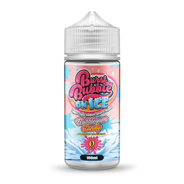 Bubblegum Candy On Ice E-Liquid Shortfill By Burst My Bubble 100ml - Vapestore Direct
