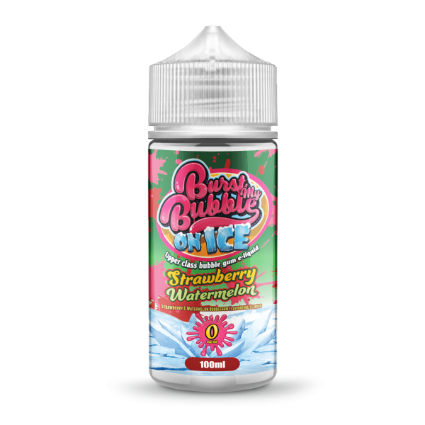 Strawberry Watermelon On Ice E-Liquid Shortfill By Burst My Bubble 100ml - Vapestore Direct