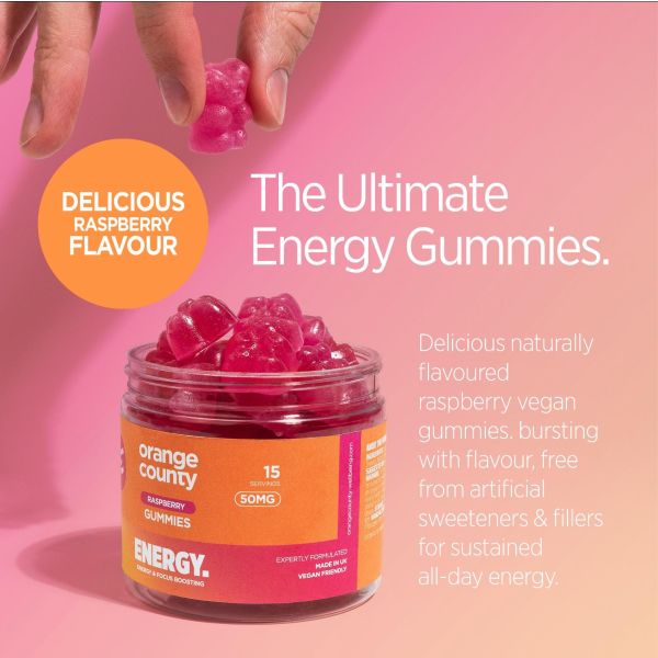 Orange County Energy Caffeine Gummies - Vapestore Direct