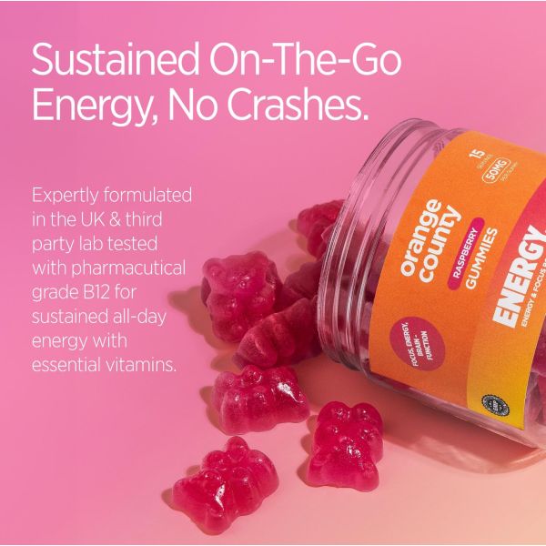 Orange County Energy Caffeine Gummies - Vapestore Direct