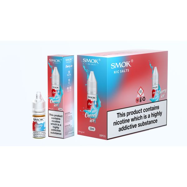 Cherry Ice E-Liquid Nicotine Salt By Smok 10ml - Vapestore Direct