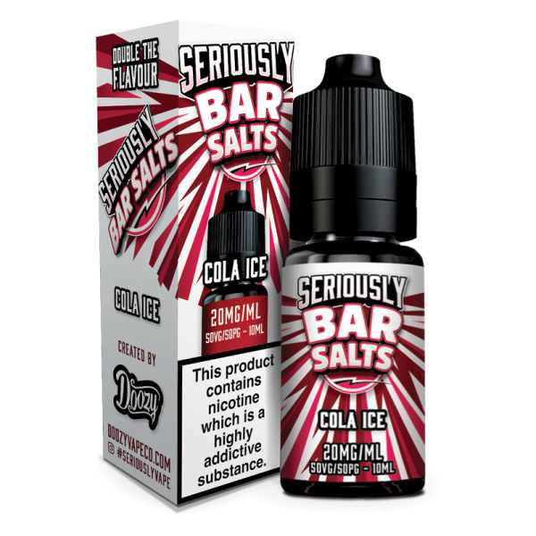 Cola Ice Seriously Bar Salts E-Liquid Nicotine Salt By Doozy Vape 10ml - Vapestore Direct