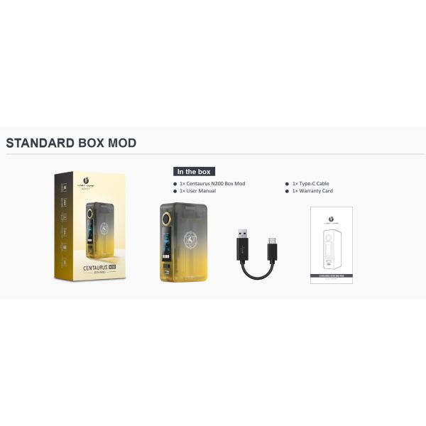 Lost Vape Centaurus N200 Box Mod - Vapestore Direct