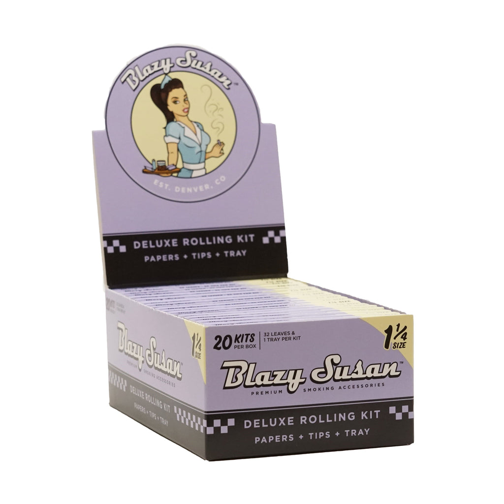 Blazy Susan King Size Slim Purple Deluxe Rolling Kit - Vapestore Direct