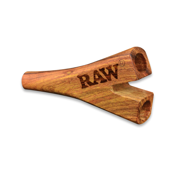 RAW Double Barrel Wooden Cigarette Holder - Supernatural - Vapestore Direct