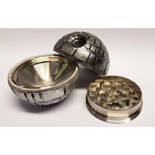 40mm Magnetic Metal Novelty Death Star Grinder - Vapestore Direct