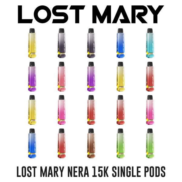 Lost Mary Nera 15K 2ml + 10ml Replacements Pre-Filled Pods - Vapestore Direct