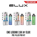 Elux ENE Legend 15k Pre-Filled Pod Kit 20mg - Vapestore Direct