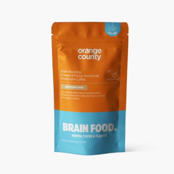 Orange County Mini Brain Food Mushroom Coffee 45g - Vapestore Direct