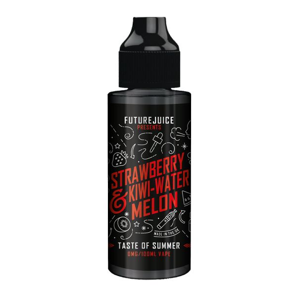 Strawberry & Kiwi Watermelon E-Liquid Shortfill By Future Juice 100ml - Vapestore Direct