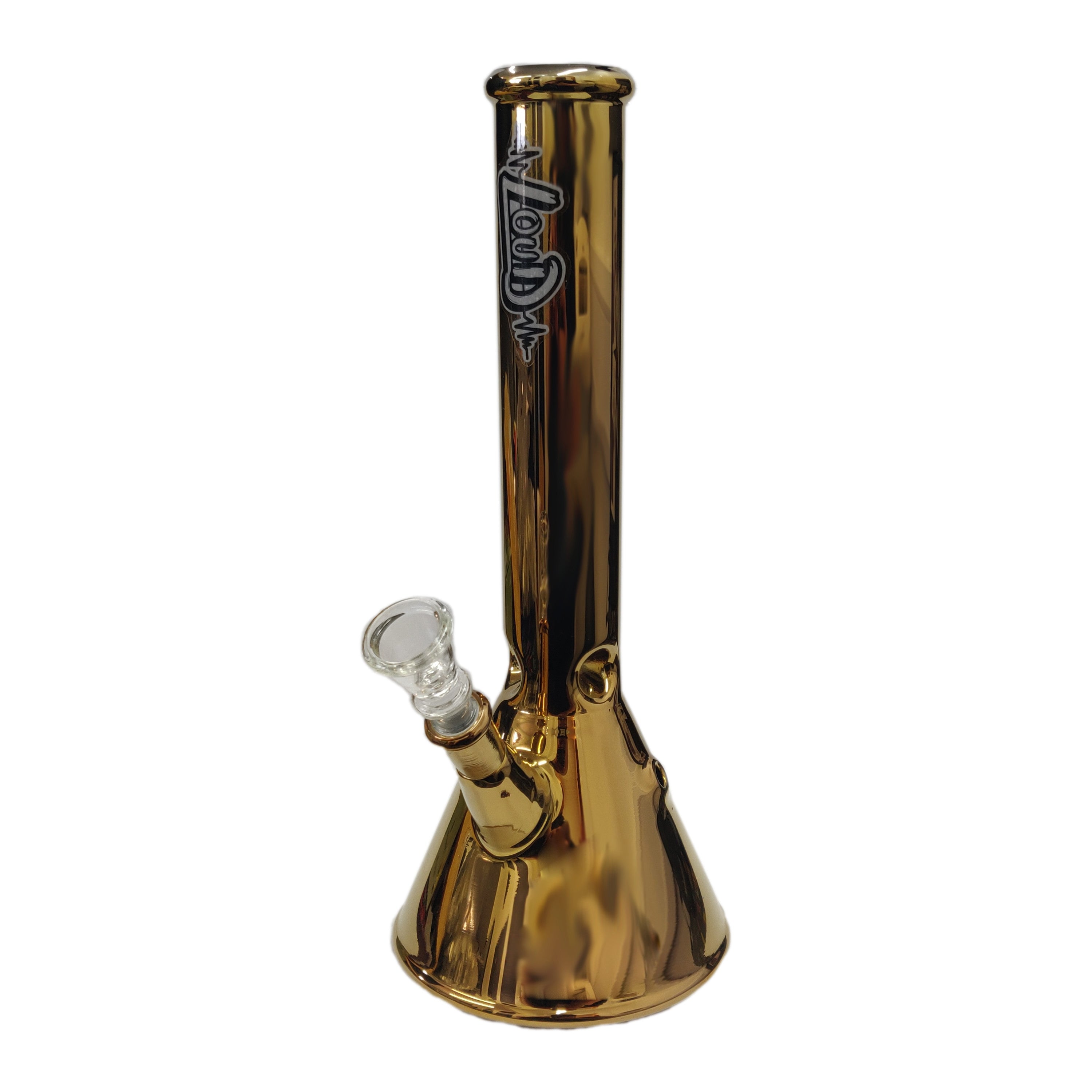30cm LOUD Electro Coated Glass Waterpipe - GB1014 - Vapestore Direct