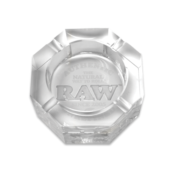 Raw Crystal Glass Ash Tray - Vapestore Direct