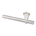 Extra Slim Glass V Bowl Pipe - Vapestore Direct