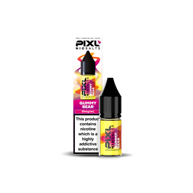 Gummy Bear E-Liquid Nicotine Salt By Pixl 10ml - Vapestore Direct
