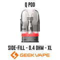 Geek Vape Q Series Side Fill  Replacement Pods - Vapestore Direct