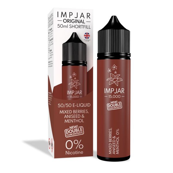 Mixed Berries, Aniseed & Menthol E-Liquid IMP20 15000 Shortfill By Impjar 50ml - Vapestore Direct