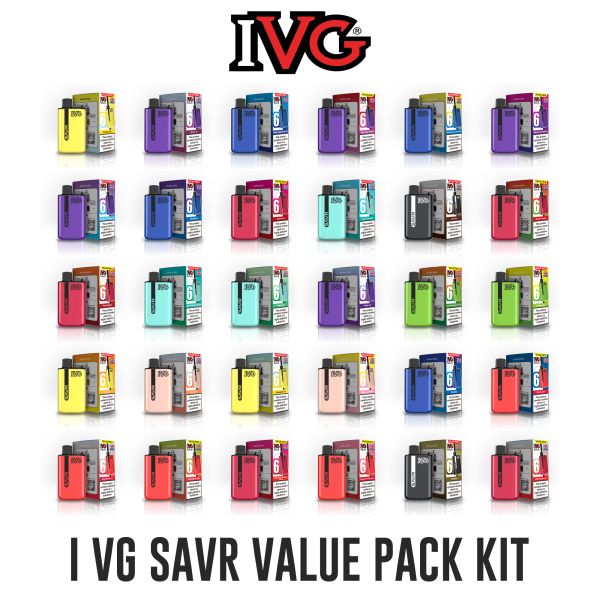 IVG SAVR Value Pack Pre-Filled Pod Kit 2mg - Vapestore Direct