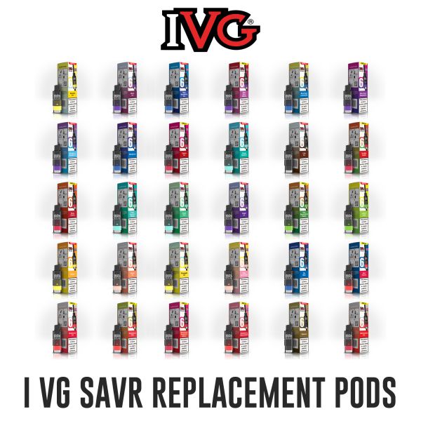 IVG SAVR Replacement Pre-Filled Pods 20mg - Vapestore Direct