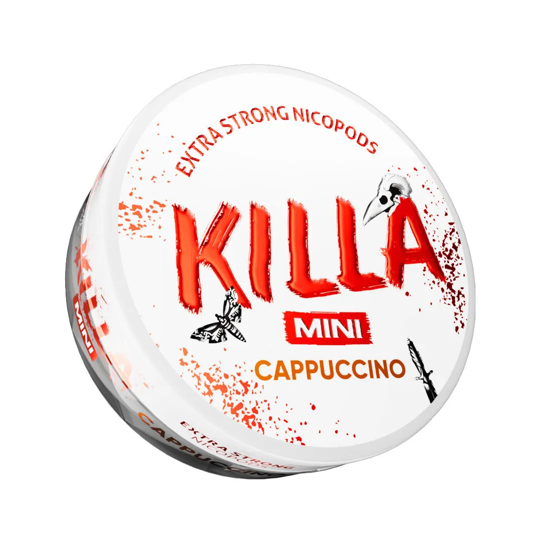 Killa MINI Cappucino Nicotine Pouches 16mg - Vapestore Direct