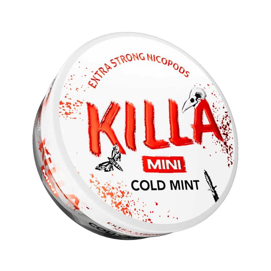 Killa MINI Cold Mint Nicotine Pouches 16mg - Vapestore Direct
