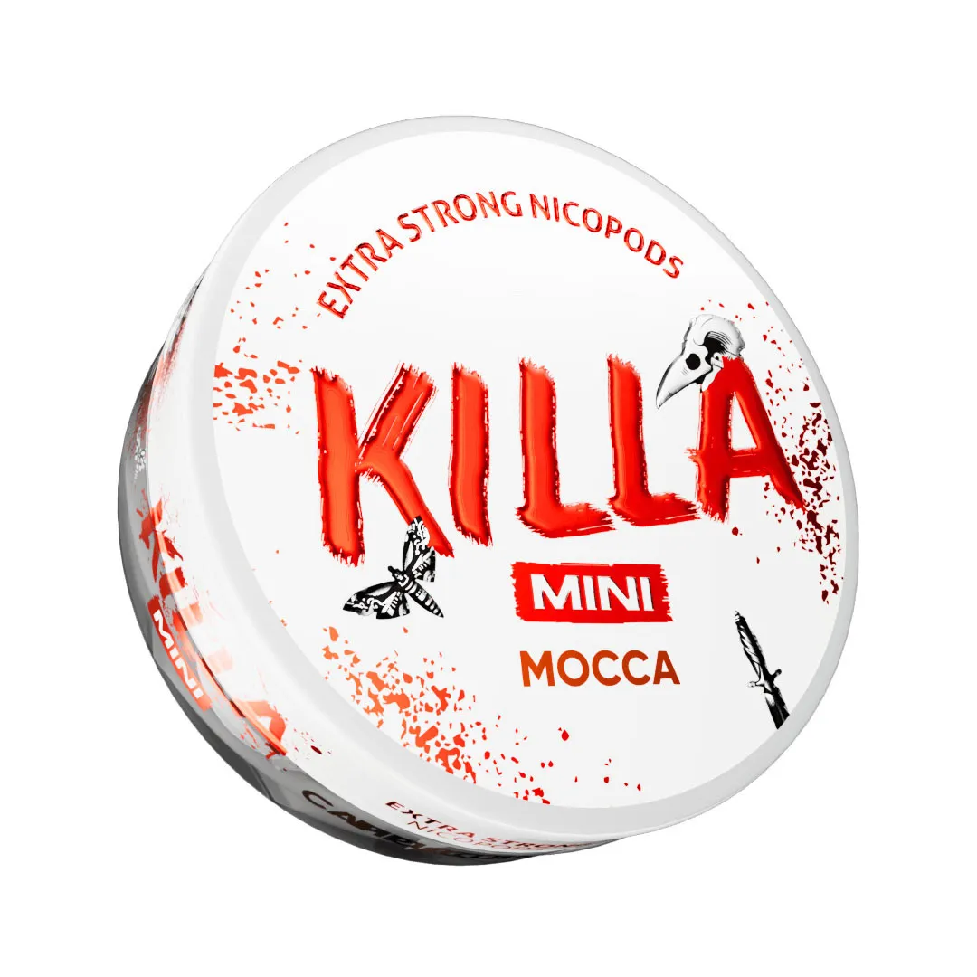 Killa MINI Mocca Nicotine Pouches 16mg - Vapestore Direct