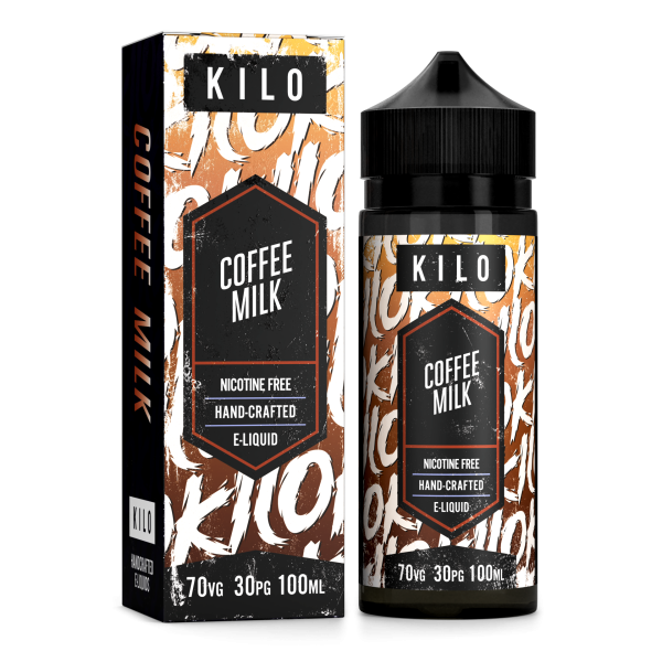 Coffee Milk E-Liquid Shortfill By Kilo 100ml - Vapestore Direct