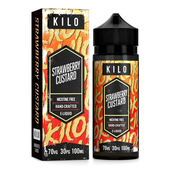 Strawberry Custard E-Liquid Shortfill By Kilo 100ml - Vapestore Direct