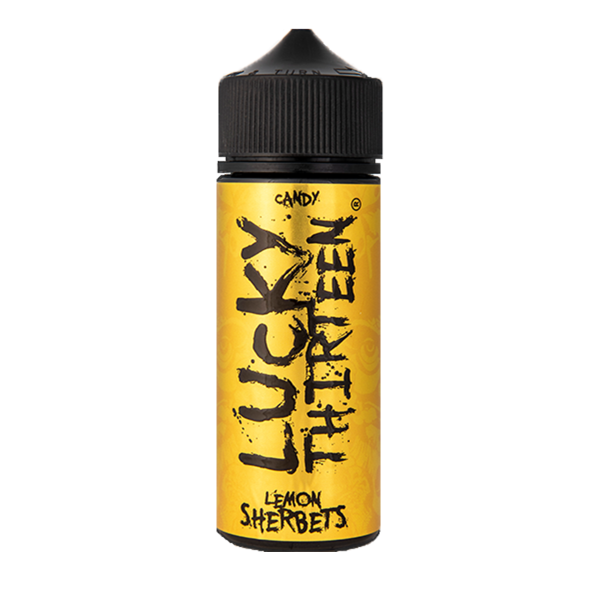 Lemon Sherbets E-Liquid Shortfill By Lucky Thirteen 100ml - Vapestore Direct