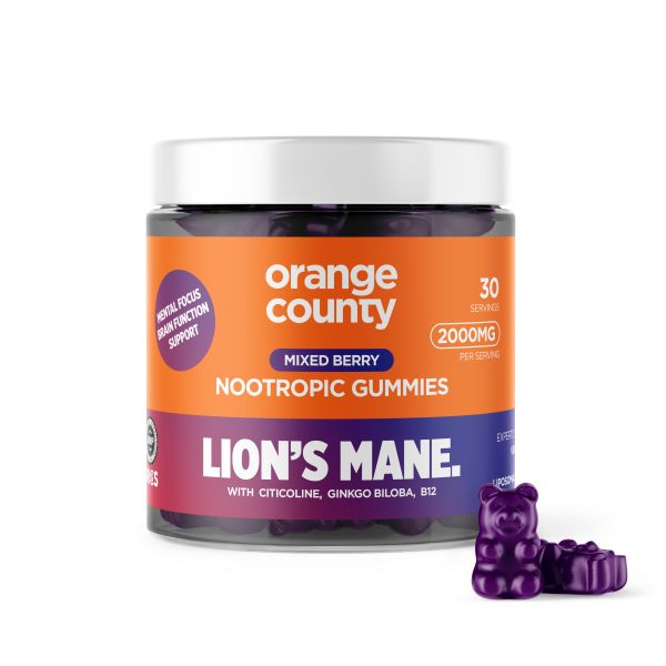 Orange County Lions Mane Nootropic Gummies - Vapestore Direct